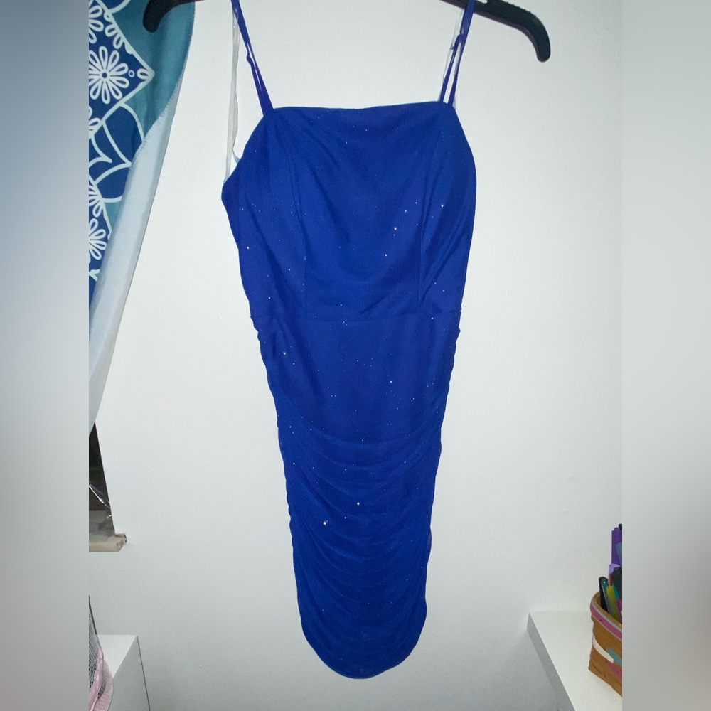 Blue dress